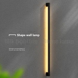 Modern simple long wall lamp led bedroom dining room corridor background lamp interior decoration Wall lamp 110V 220V Home Decor