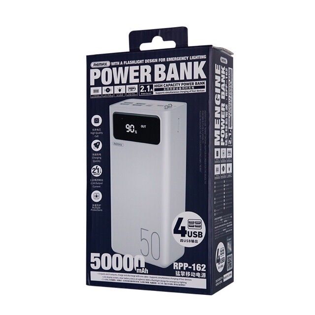 แบตสํารอง Remax RPP-162 50,000mAh RPP-522 30,000mAh PowerBank Fast ...