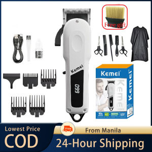 KM-807 Professional Hair Clipper Electric Clipper Rechargeable Long Life Cordless Hair Trimmer
