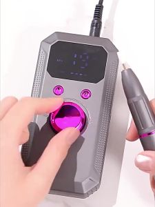 ⭐SG Stock⭐Rechargeable Portable Acrylic Gel Polish Remover Machine Manicure Pedicure Polishing Tools Nail Drill Machine