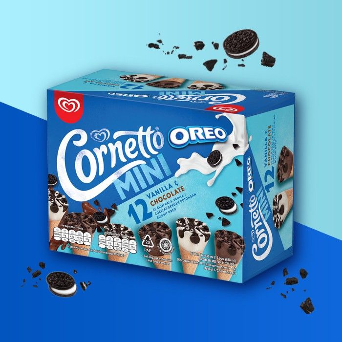 Cornetto Mini Oreo - Es Krim / Ice Cream Wall's | Lazada Indonesia