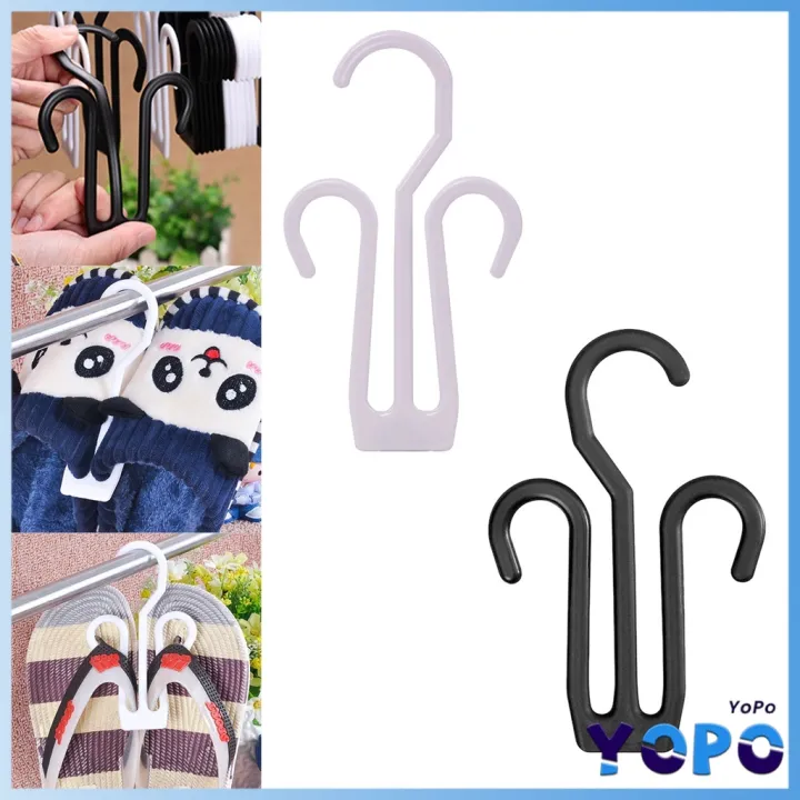 YoPo%2010pcs%20Shoes%20Drying%20Racks%20Multi-purpose%20Hanger%20Space%20Saving%20Slipper%20Double%20Hooks%20Supermarket%20Shelf%20-%20Image%206