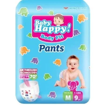 paket hemat buah /satuan pampers Baby Happy Pants M9 L8