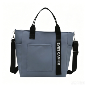 Underarm Purse Nylon Canvas Tote Bag Large Capacity Lightweight Shoulder Bag Solid Color Korean Style Commute Handbag Girl