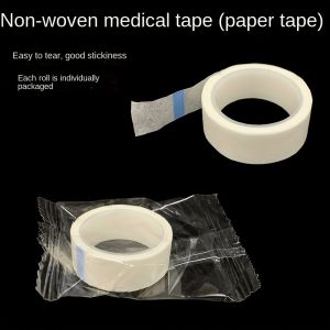 1 Roll Medical Tape Gauze Wrapping Tape Non-Woven Paper Tape Non-Woven Tape Breathable Paper Tape