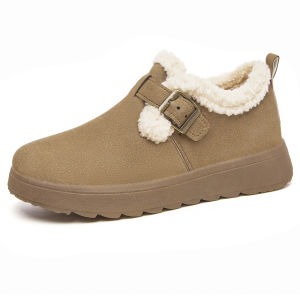 [Free Shipping] WomenS Winter Cotton Shoes New Style Warm Snow Boots Comfortable Short Boots Fleece-Lined And Thickened Boots Soft-Soled Cotton Boots
