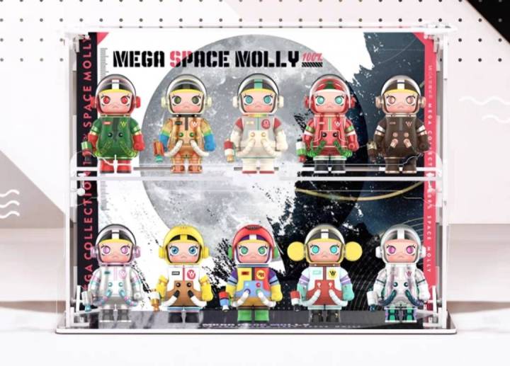 PRE-ORDER] Display Case Box POPMART Mega Space Molly Mega