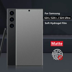 For Samsung Galaxy S24 S24+ S24 Ultra Matte Screen Protector Frosted No Fingerprint Full Coverage Soft Hydrogel Film