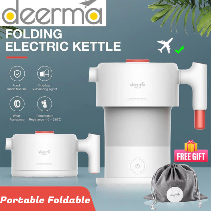 600ml Original Deerma Electric Kettle Folding Water Kettle Smart