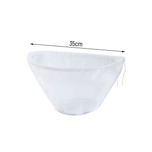 FinDee ถุงตาข่ายกรองนมถั่วเหลือง ชา กาแฟ  ถุงกรองไนล่อน เกรดอาหาร นํากลับมาใช้ใหม่ได้  Food strainer