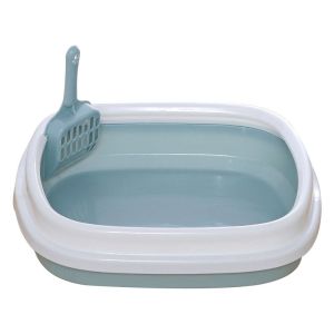 กระบะทราย กระบะทรายแมว รุ่นทนทานพิเศษ กระบะทรายแมวขนาดใหญ่ ห้องน้ำแมว สำหรับสัตว์เลี้ยง ห้องน้ำ พร้อมส่งในไทย