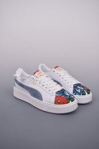 PUMA Suede Platfotm Trace รองเท้ากีฬาพื้นหนาแบบใหม่สำหรับฤดูใบไม้ร่วง