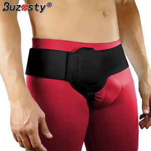 Buzesty H E R N I một giàn đai cho đau háng hỗ trợ bên trái hoặc bên phải với miếng đệm nén có thể tháo rời cho bìu trước hoặc sau phẫu thuật xương đùi bảo vệ dây đeo cạp có thể điều chỉnh thoải mái