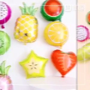 18Inch Fruit Theme Foil Balloon Summer Festival Baby Birthday Party Decoration