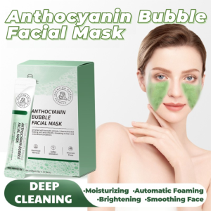 GUAIP 36pcs/3 Boxes Brightening Anthocyanin Bubble Facial  Shrinking Pore Moisturizing Deep Cleaning  Easily Rinses Off Reduces Dullness Automatic Foaming Mudpack Skin Care