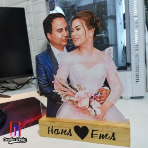 A4 size personalized / Customized photo lamp LED light with name / customized gift / souviner