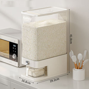 【CANDIES.】ถังข้าวสาร กล่องข้าว 5/10kg ถังเก็บข้าวสาร ปิดผนึกป้องกันความชื้น กันแมลง มีถ้วยตวง ความจุขนาดใหญ่ ใส่ข้าวสาร