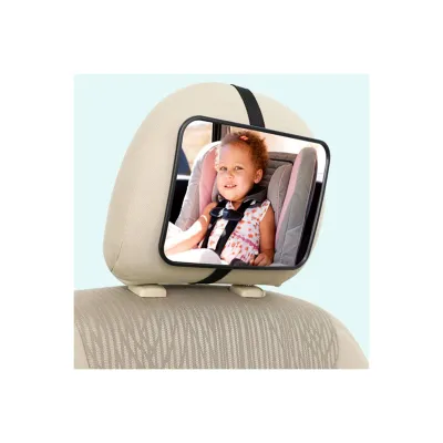 【Zyl Dusk123】 EAFC Adjustable Wide Car Rear Seat Mirror Baby / Child Seat Car Safety Mirror Square Safety Car Baby Mirror Car Interior