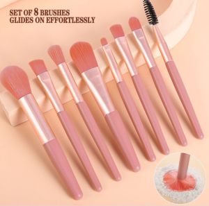 13/8pcs High Quality Makeup Brush Set Foundation Brush Powder Brush Eye Shadow Eyebrow Brush