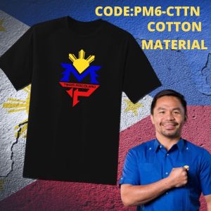 MANNY PACQUIAO PACMAN COTTON AND DRIFIT TSHIRT .C