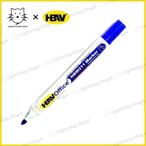 1Pcs HBW 211 Permanent Marker Round Tip Oily Waterproof Student No Fading Quick-Drying Bold Marker