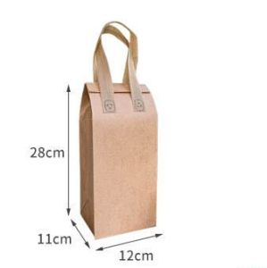 PREMIUM Thermal Alumunium Isulated TOTEBAG Tas alumunium cooler bag penahan panas dan dingin untuk Frozen Food in BROWN