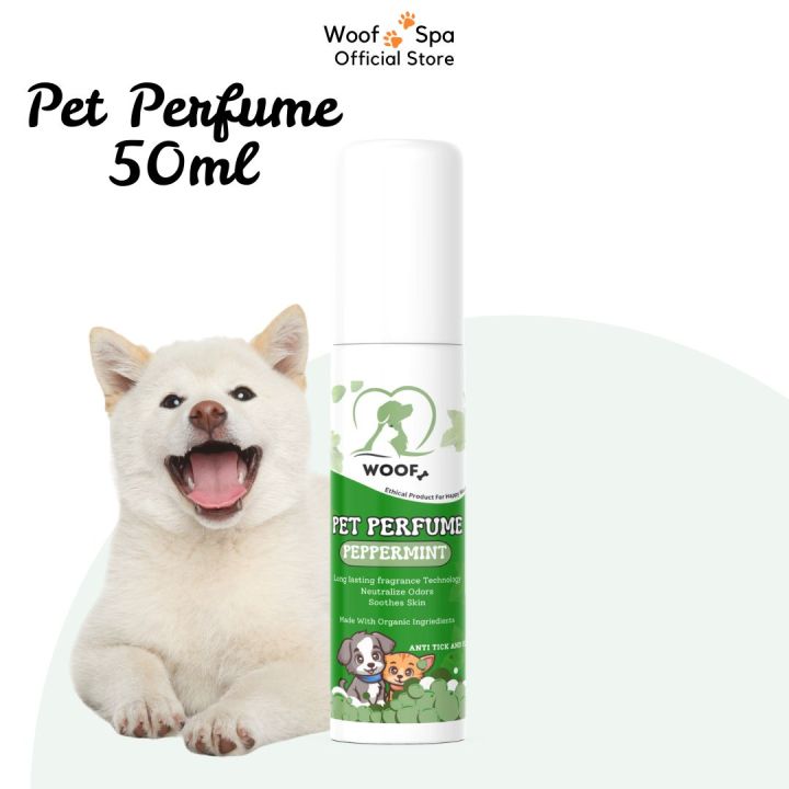 PARVO PROTECT Woof Spa Pet Cologne, Odor Elliminator, Dog Spray for Smelly  Dogs, Cats, Deodorizer Peppermint 50ml Lazada PH