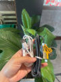 Cốc sạc - Củ sạc nhanh 160W màu trắng chân dẹt , 3 cổng ra USB-2type C ,TẶNG Cáp sạc nhanh 65W 4in1 tiện dụng cho tất cả Điện thoại. 