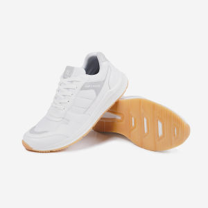 Naz Zippo White List Blue Sepatu Sneakers Running Pria Sporty Badminton Casual Putih