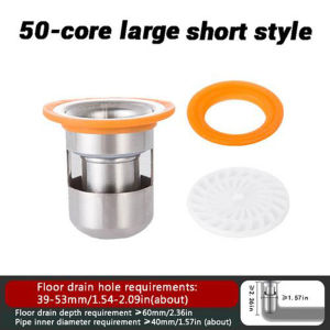 Cống Sàn Phòng Tắm Cống Sàn Khử Mùi Bằng Thép Không Gỉ Cống Chống Mùi Chống Rỉ Cho Cống Thoát Nước Nhà Vệ Sinh Phòng Tắm