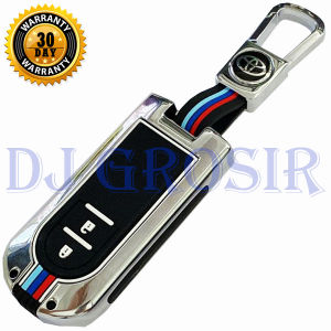 Casing Metal Elegant Kunci Remote Toyota Rush Agya 2 Tombol
