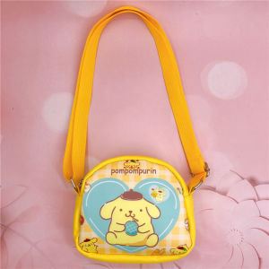 SANRIO 2024 Characters PC Material Cute Cross-body Shoulder Bag for kids Children Anak-Anak 斜挎单肩包