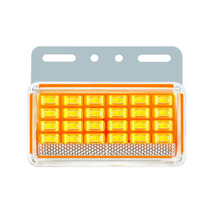 12V/24V 9D Truck Side Lamp LED Side Marker Car Lights Warning Tail Light Auto Trailer Truck Lamps VA142