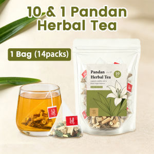 10 in 1 Herbal Tea Pandan Tea Sugar Free Healthy Drink Tea Bag For Soothes stomach