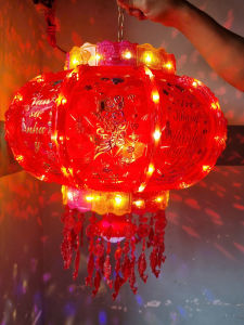 Cầu điện may mắn đèn lồng điện 3D tự xoay 360 độ - Trang trí Tết chữ Việt Nam hàng loại cao cấp loại 1 (Bảo hành đổi trả)