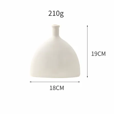 19cm แจกันดอกไม้พลาสติก แข็งแรงทนทาน ไม่แตกง่าย สำหรับแจกันจัดดอกไม้ตกแต่งบ้าน ของตกแต่งห้อง​