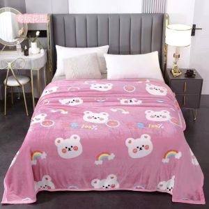 Chăn lông tuyết họa tiết siêu yêu hàng loại 1 - Êm mềm mịn mượt