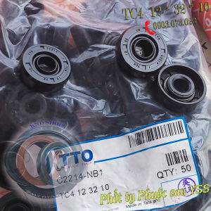 Phốt ty phuộc sau TTO TC4 12*32*10 | Nactec TC4 12.5*36*12 loại Phốt phuộc sau loại oil seal 1 lò xo | KND Shops