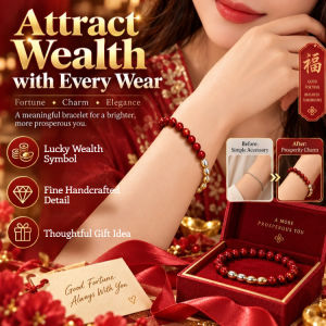Chinese Zodiac Cinnabar Bracelet Lucky Charm Zodiac Beads Seven Grains Red Sand Wristband Traditional Design Unique Jewelry Handcrafted Accessory