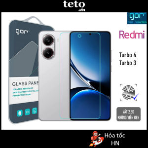 Kính Cường Lực Gor Redmi Turbo 4/ Turbo 4 pro/ Redmi Turbo 3 POCO X7 Pro 5G/ POCO X6 Pro/ POCO X6 5G/ Trong Suốt Không Viền Đen