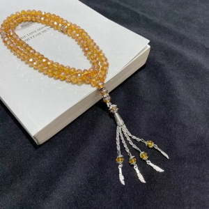 9 Color Muslim Religious Tasbih Prayer Glass Beads Bracelet Men Women Bracelet for Men and Women