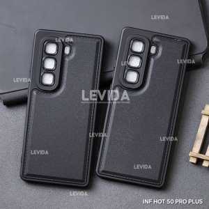 Luxury Case Leather Pro Kamera Black Infinix Hot 50 Pro Infinix Hot 50 Pro Plus