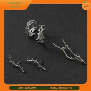 ❣️❣️❣️ Vintage Goth Thorns Couple Rings For Men Women Irregularity Opening Vine Punk Ring Party Jewelry Gifts Accessories