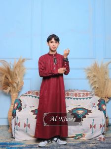 AK SULTAN / gamis pria remaja dan dewasa/jubah pria new motif EMBOS