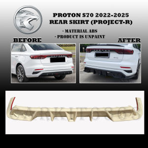 PROTON S70 2023-2025 PROJECT-R REAR BACK SKIRT DIFFUSER ORIGINAL SKIRT BODYKIT (MATERIAL ABS)