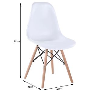 Nordic Chair Home Chair dining chair Solid Wood Living Room Chair desk chair 5 Colors