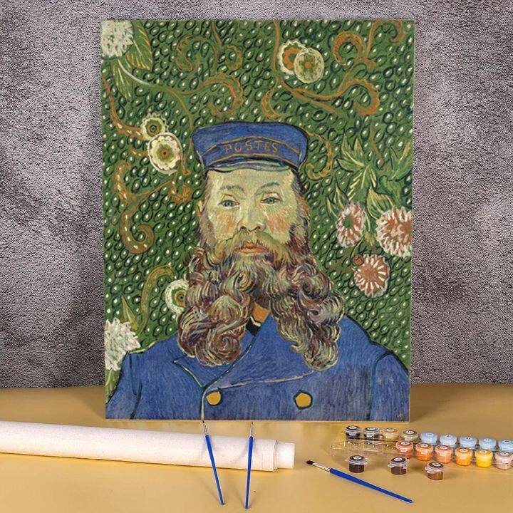 dbnw Paint By Numbers Set Vincent Van Gogh Old Painting Postman Oil ...