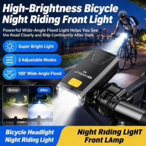 High Brightness Bicycle Headlight Bike Front Light Cycling Lamp Night Riding Safety MTB Road Bike Accessories