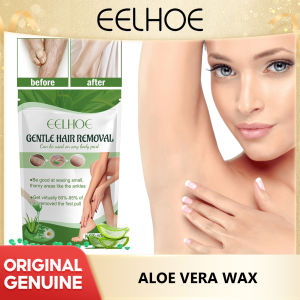 Eelhoe Aloe Vera Hair Removal Wax Beads Painless Skin Care Depilatory Safe Body Epilation Wax Hard Wax Beans Body Bead Wax For Hair Removal Aloe Veras Painless Wax Beads For Coarse Hair Removal Waxing Beads For Arms Legs