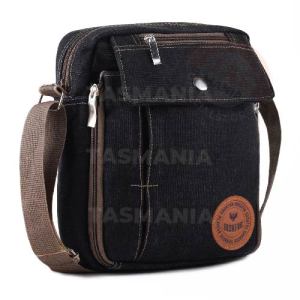 TAS MANIA - Tas Selempang Pria - Vintage Canvas - Tas Selempang Multifungsi - Tas Selempang Pria Canvas - Kanvas - Tas Selempang Cowok - TERMURAH TERLARIS PROMO DISKON